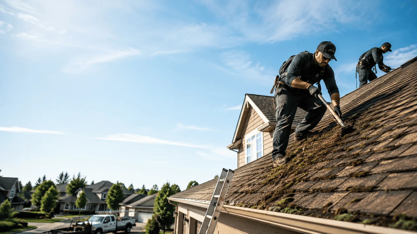 Roof Moss Removal in Farina, IL near me